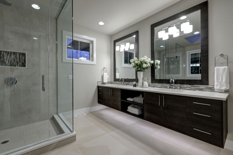 Spacious Bathroom with Built-In Storage